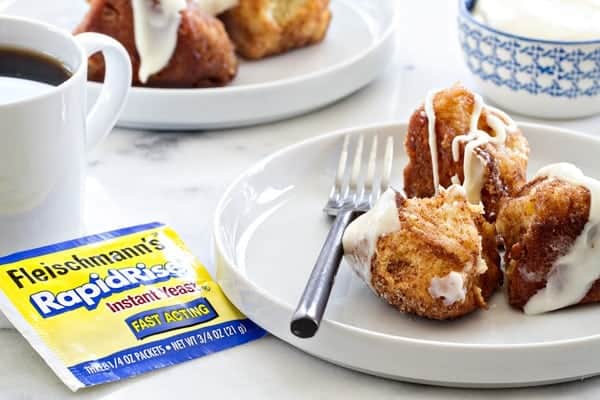 Homemade Cinnamon Pull-Apart Bread is so simple to make and fun to eat! A sweet cream cheese frosting makes it extra special! 