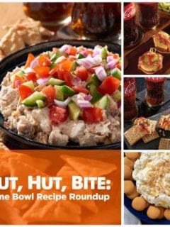 Looking for crowd-pleasing snacks for the Big Game? We've got you covered with a hand-held app, delicious dip, and even dessert! Hut, Hut, Bite!