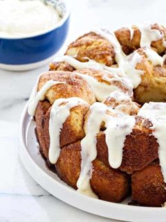 Cinnamon Pull-Apart Bread (Monkey Bread) made from scratch! So easy and delicious!