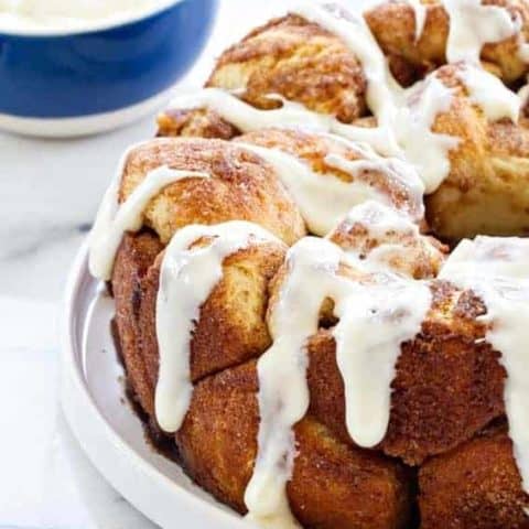 Cinnamon Pull-Apart Bread (Monkey Bread) made from scratch! So easy and delicious!