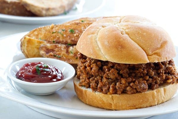 Homemade Sloppy Joes are a childhood favorite and so easy to make. A great weeknight dinner.