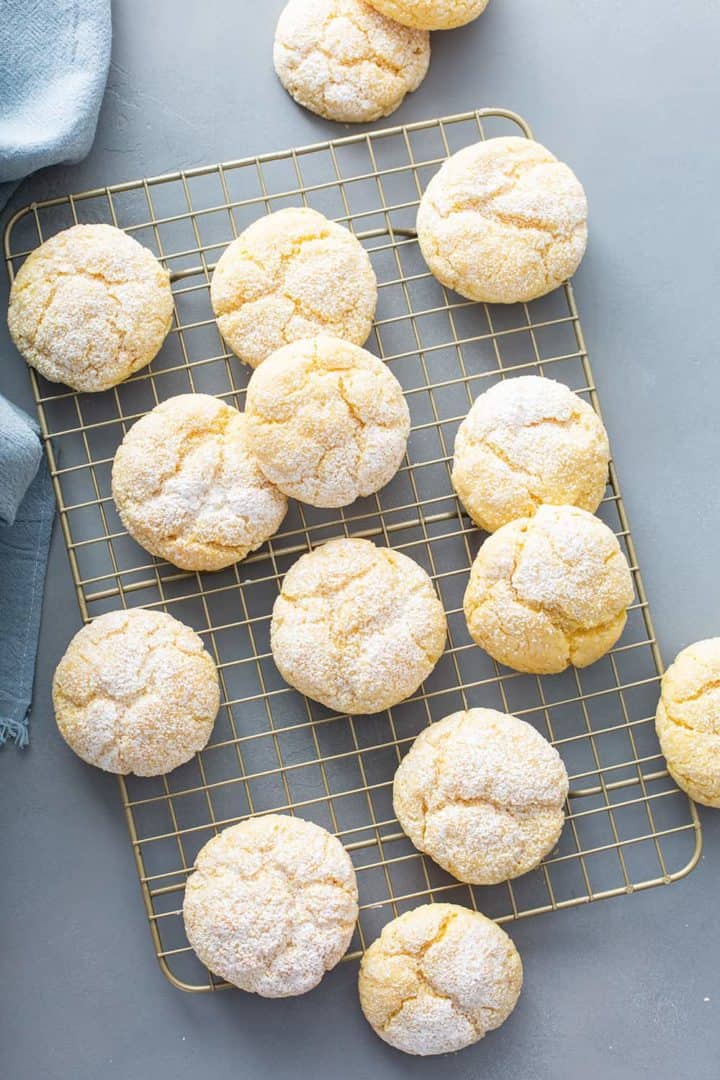 Gooey Butter Cookies (with cake mix) My Baking Addiction