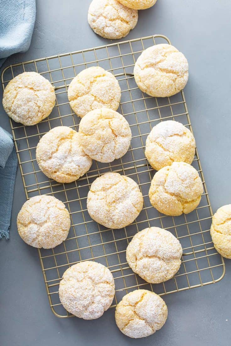 Gooey Butter Cookies (with cake mix) My Baking Addiction