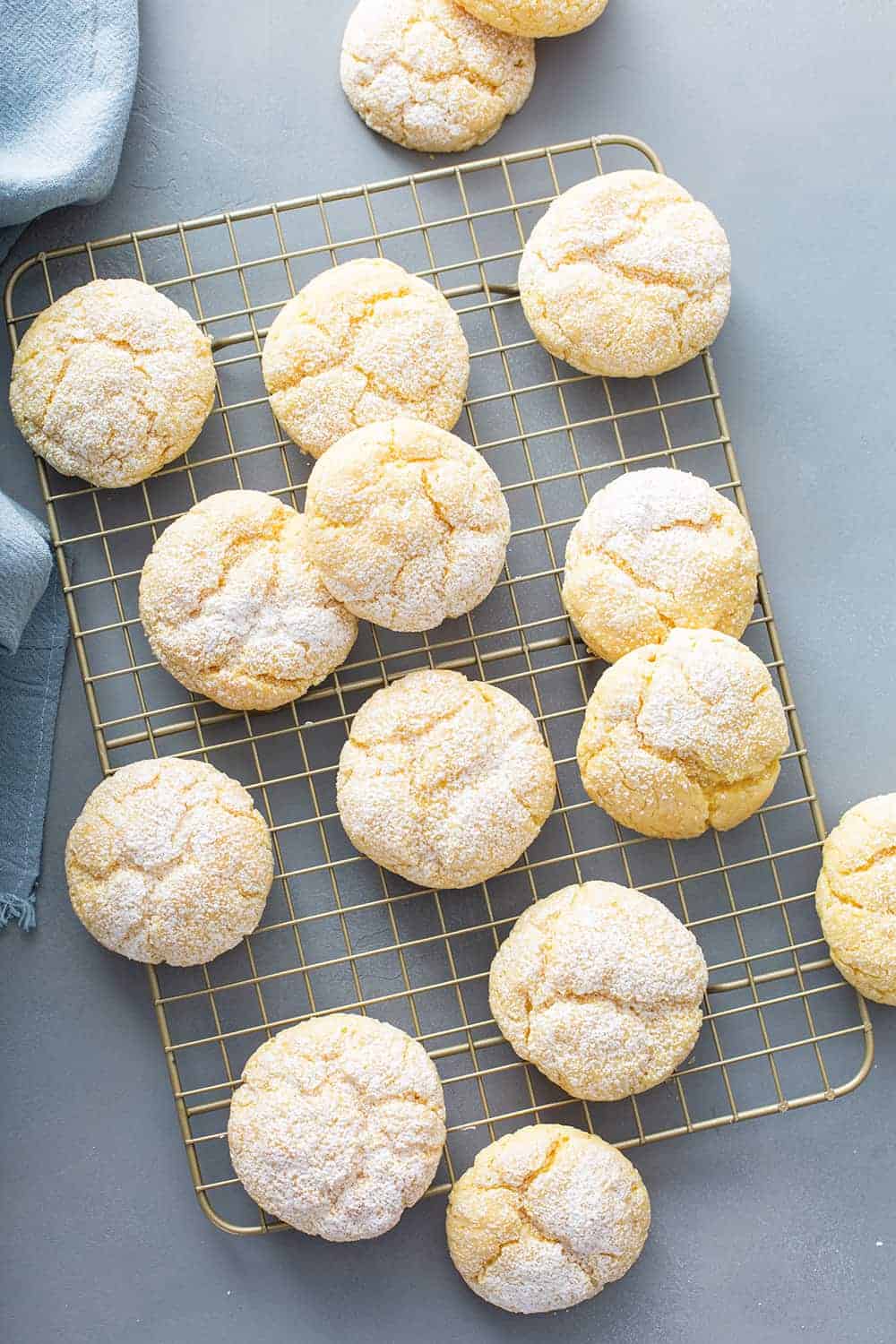 Gooey Butter Cookies (with cake mix) - My Baking Addiction