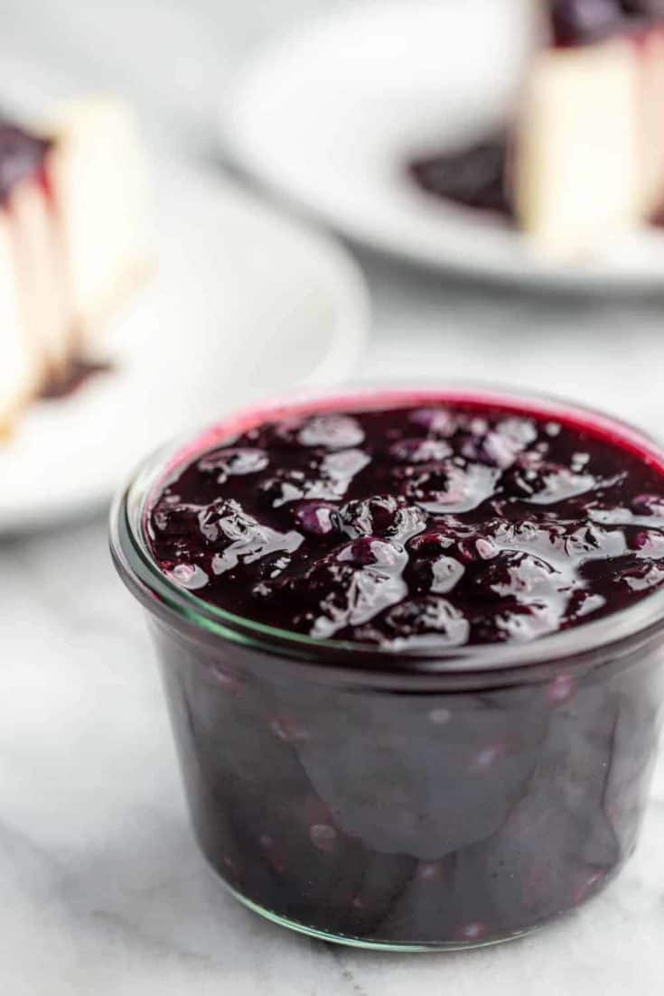 Homemade Blueberry Sauce My Baking Addiction