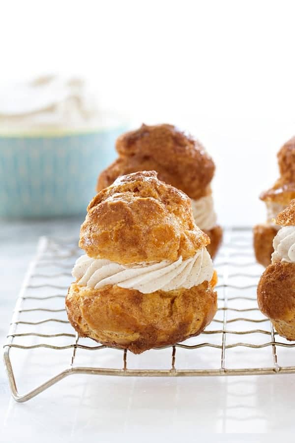 Churro Cream Puffs will bring a smile to the cinnamon sugar lover in your house. So good!