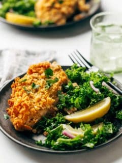 Ritz Cracker Chicken takes only a few minutes to prep for an easy weeknight dinner