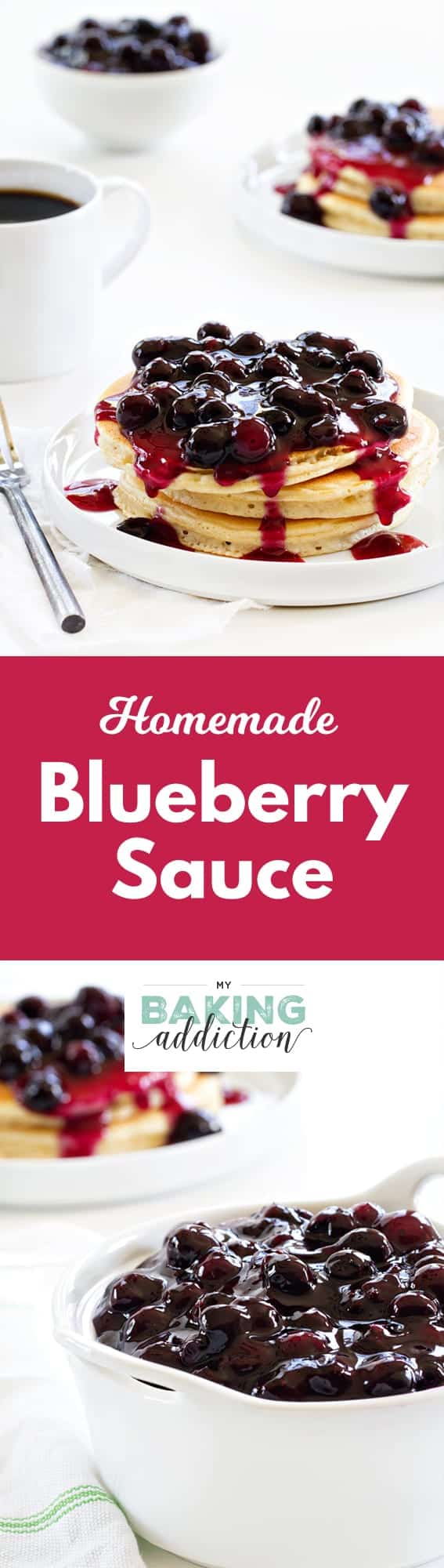 Homemade Blueberry Sauce Pin