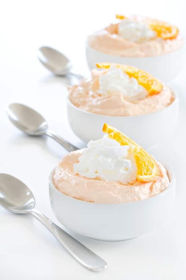 Orange Fluff comes together with just a handful of ingredients. So easy and delicious!