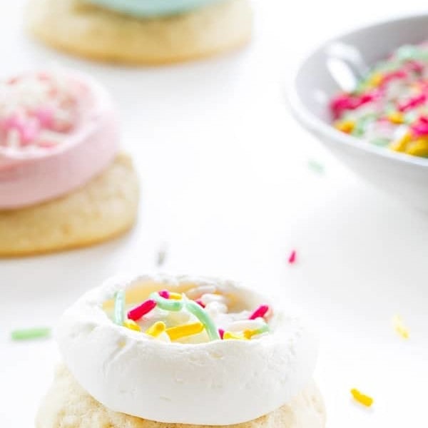 Soft Sugar Cookies will charm you with just one bite. A cookie never tasted so good!