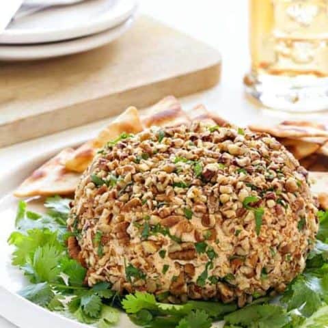 Spicy Taco Cheese Ball will be exactly what your guests flock to at your next party. They won't be able to stay away!