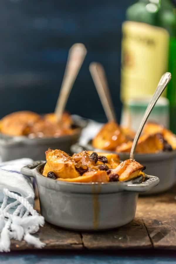 Irish Bread Pudding with Whiskey Caramel Sauce Image My Baking Addiction