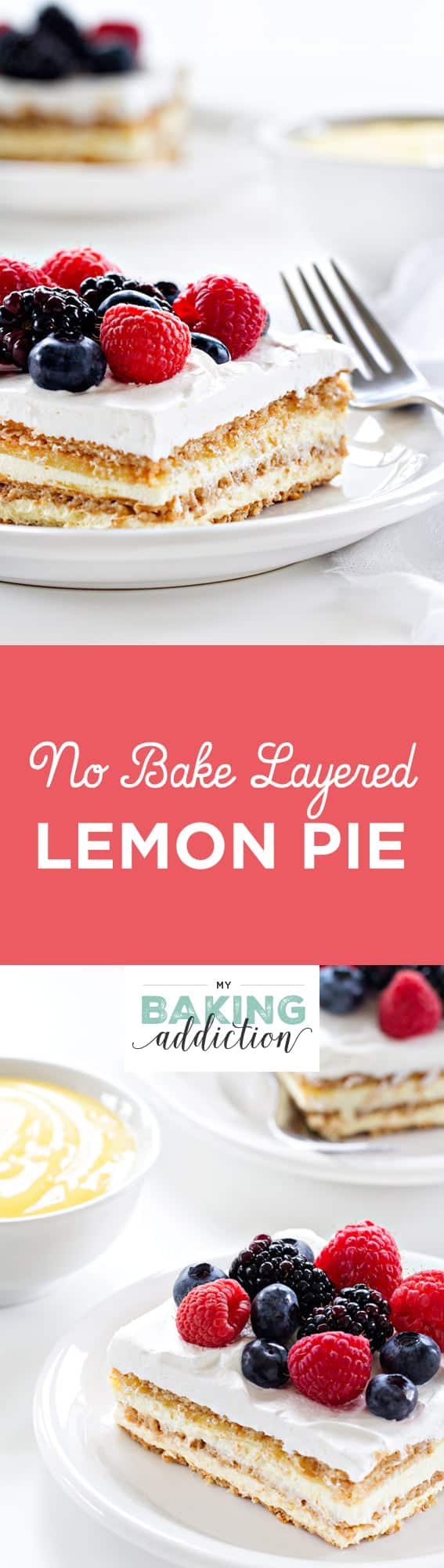 No Bake Layered Lemon Pie couldn't be easier. A great dessert for a family gathering.