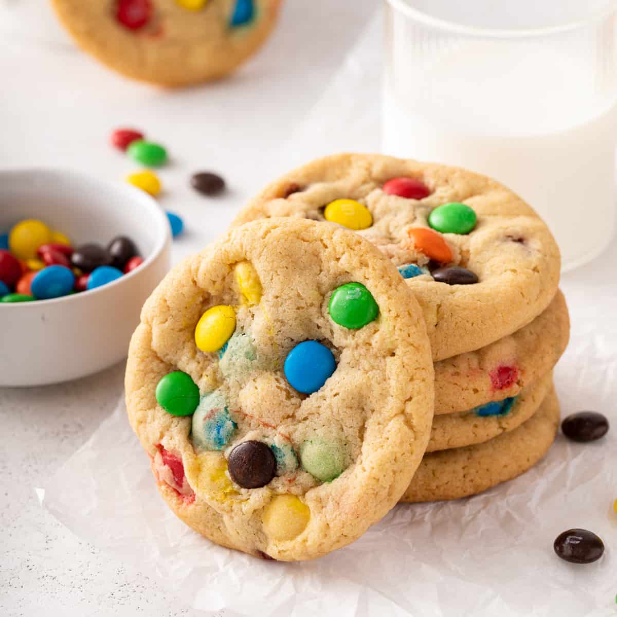 m&m cookie