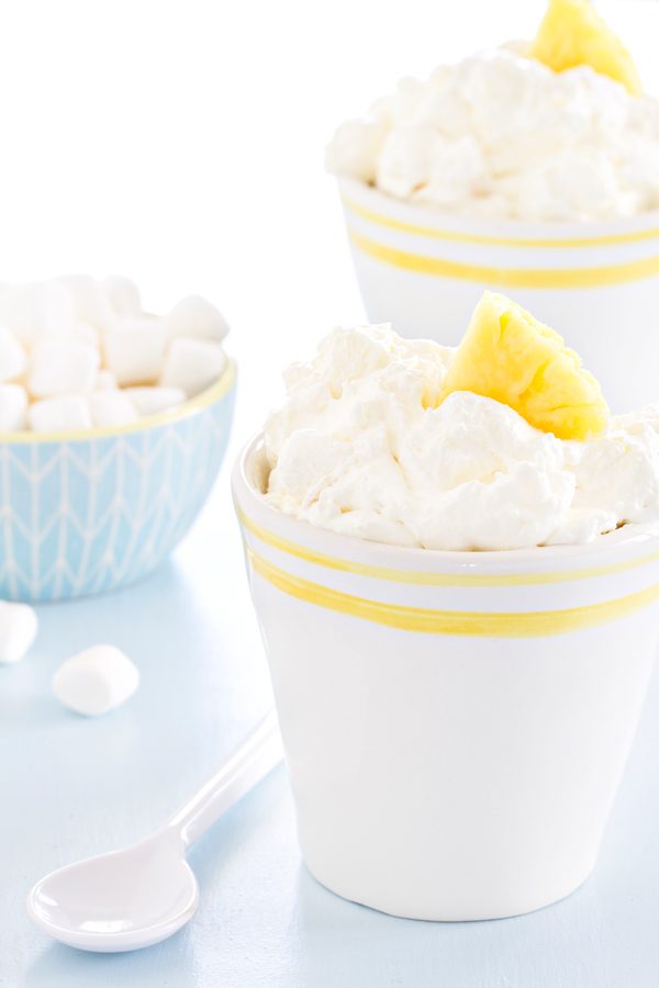 Pineapple Fluff is a dessert everyone will love. Sweet, creamy and oh, so delicious!