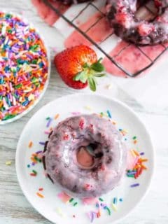Baked Chocolate Donuts are perfect any time of day. Try them as an afternoon treat!