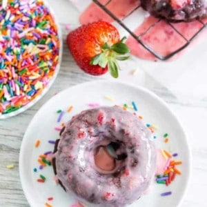 Baked Chocolate Donuts are perfect any time of day. Try them as an afternoon treat!