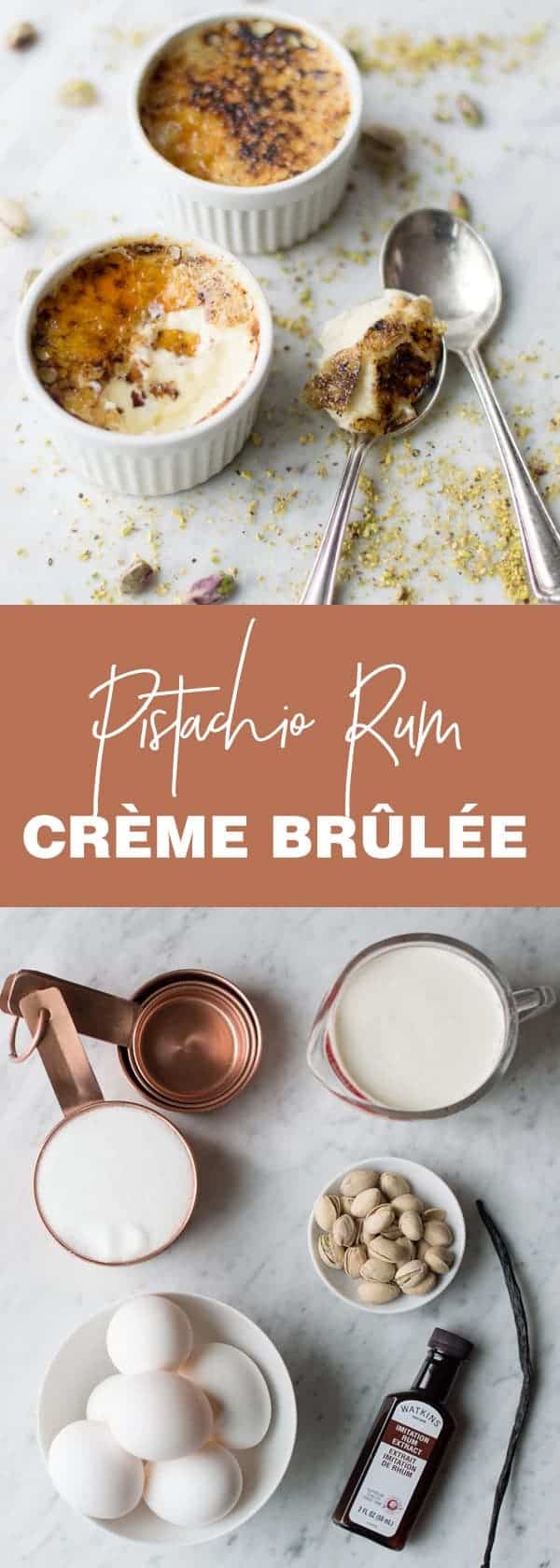 Pistachio Creme Brulee knocks ordinary creme brulee out of the park. A must try!