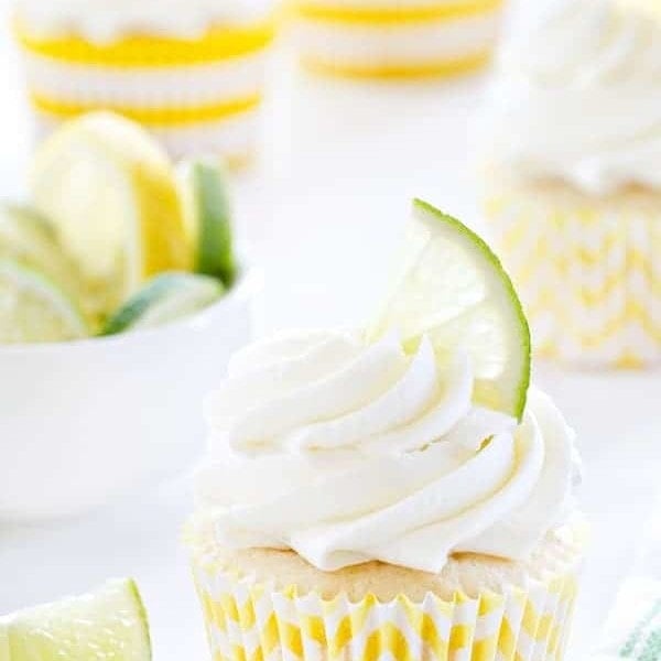 Lemon Lime Cupcakes have fresh zest throughout the cake. The lemon lime buttercream is absolutely gorgeous!