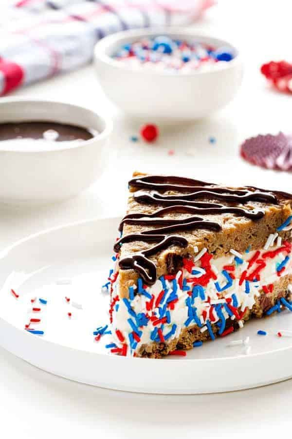 Chocolate Chip Cookie Ice Cream Cake