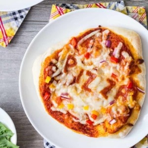 30 Minute Pizza Crust is quick and easy because there is no need for rising time. Divide the dough into mini crusts so everyone can create their own pizza. So perfect for pizza parties!