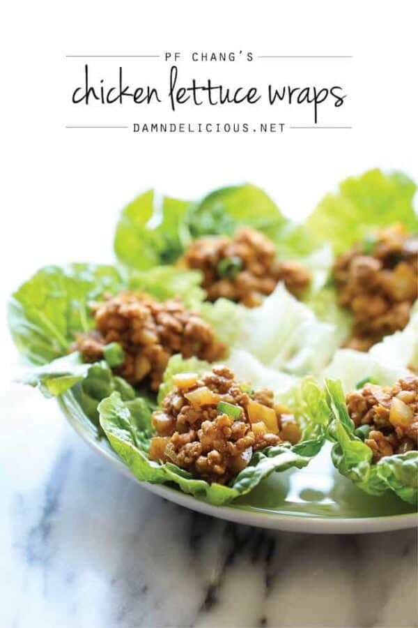 PF Chang's Lettuce Wraps from Damn Delicious