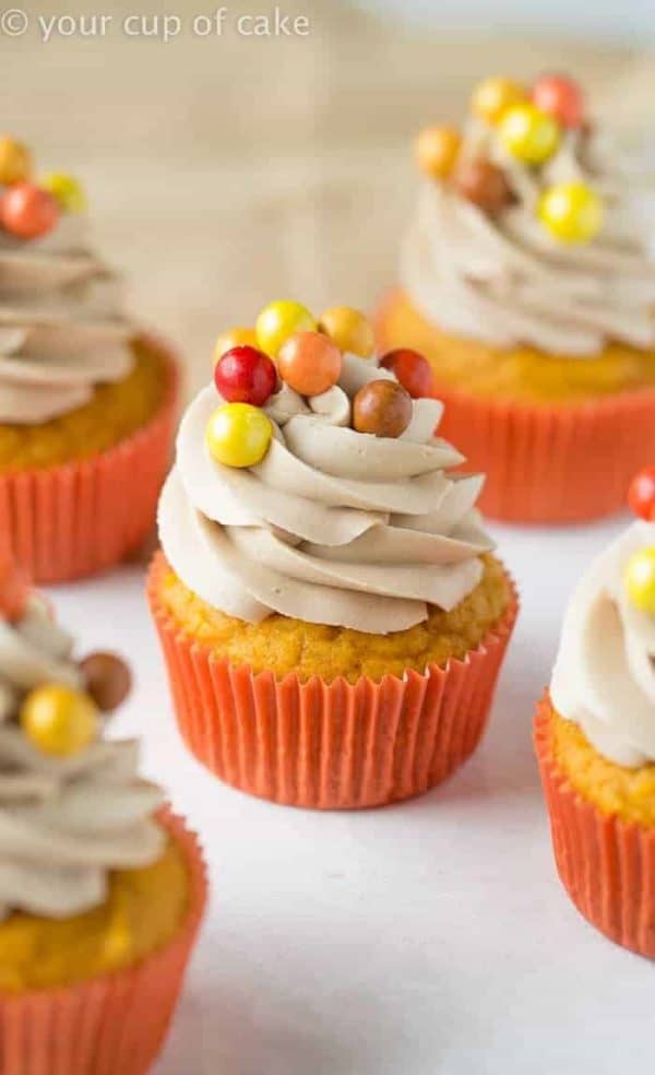 Pumpkin Maple Cupcakes are sweet and ultra amazing. A cupcake you'll come back to every year!