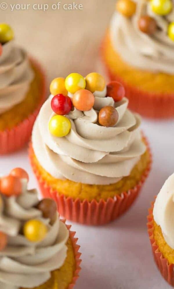 Pumpkin Maple Cupcakes are guaranteed to be the hit of your fall party. Everyone will love them!