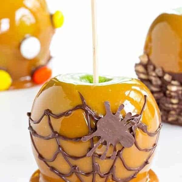 Caramel Apples are a sweet treat everyone loves this time of year. Make them extra special with a spiced twist. Perfect for Halloween!
