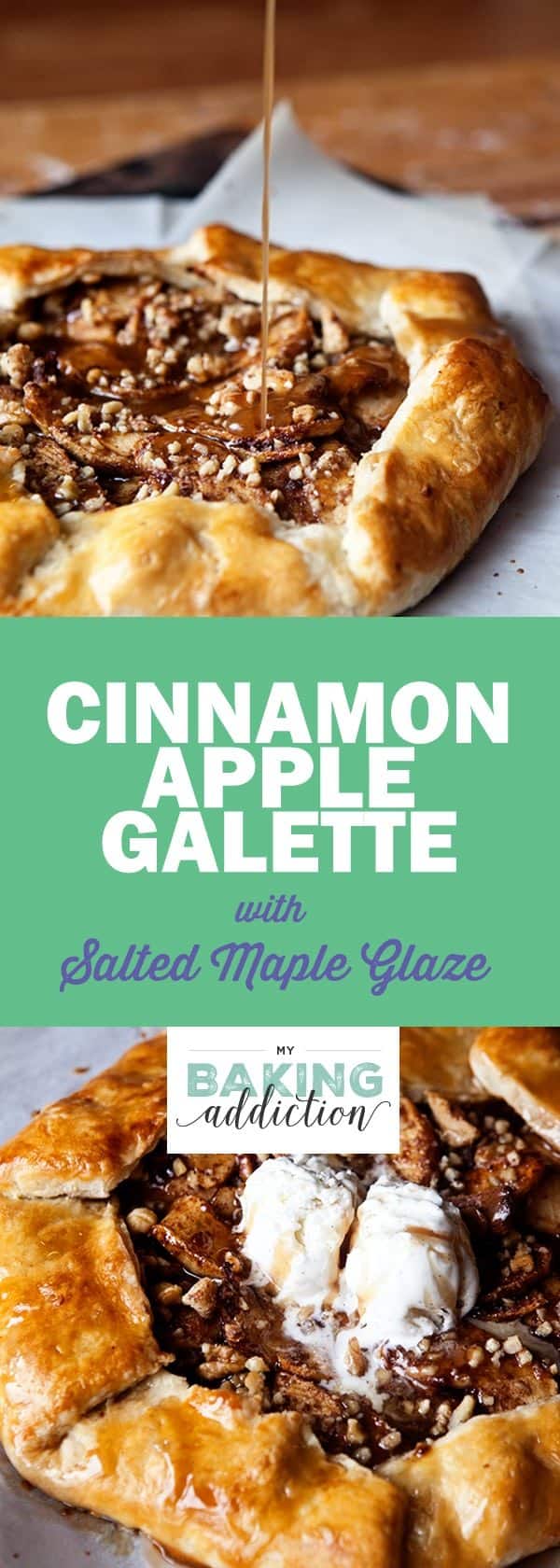 This Cinnamon Apple Galette is easier than pie, but just as delicious. Perfect for fall!
