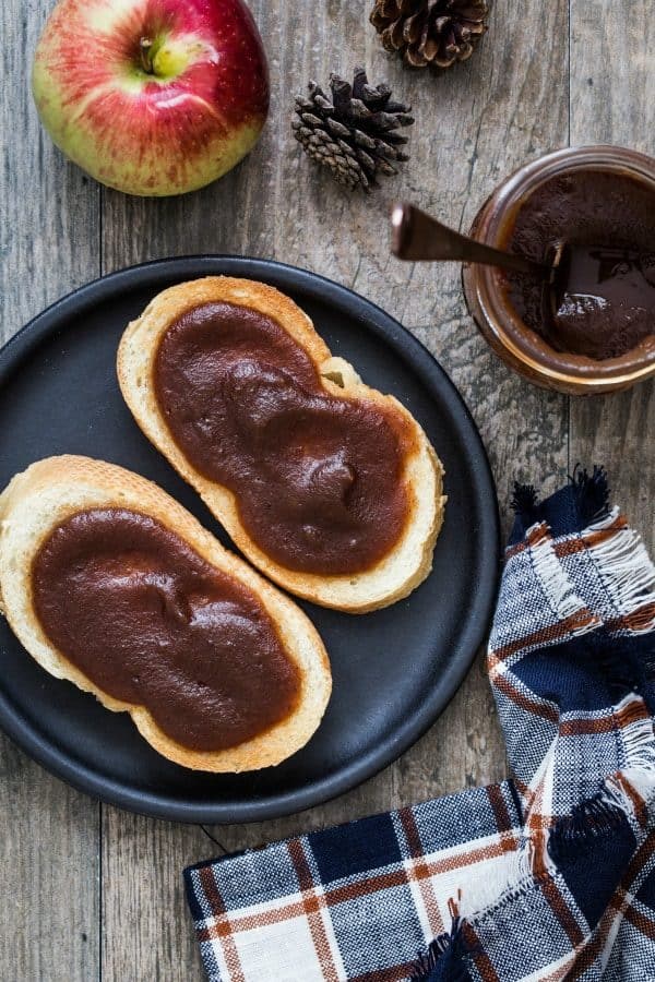 Slow Cooker Apple Butter couldn't be easier. The slow cooker does all the work!
