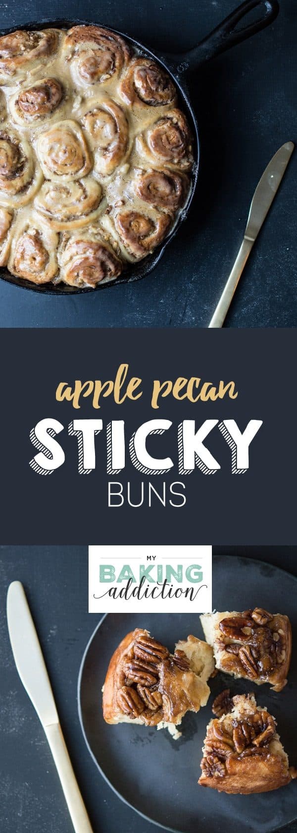 Apple Pecan Sticky Buns are perfect for fall weekends, best served piping hot and just out of the oven. So good!