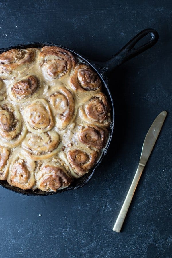 Apple Pecan Sticky Buns are the perfect fall breakfast. Best served piping hot and just out of the oven with a cup of coffee.