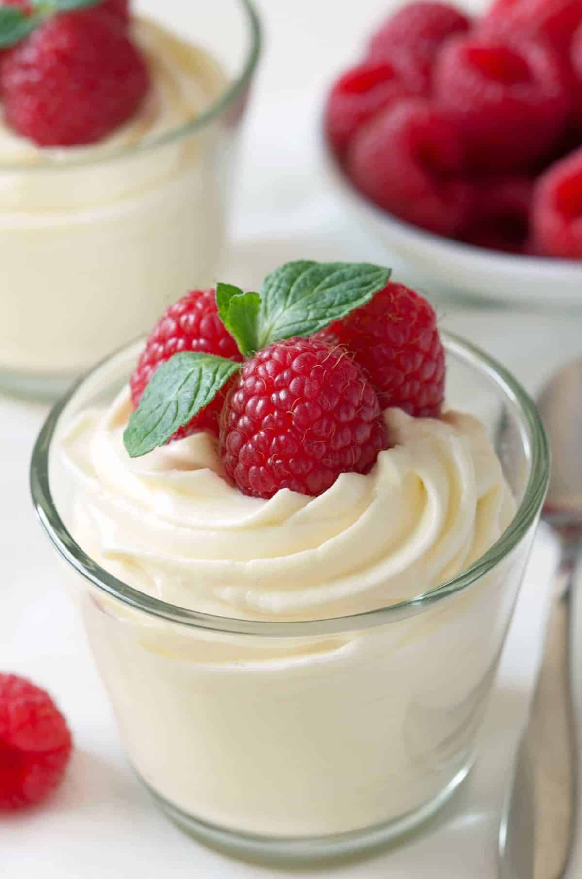 Easy white chocolate mousse made with cream cheese for an amazingly delicious treat that's perfect for Valentine's Day or a random Tuesday! Perfect for your sweetie!