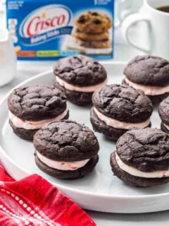 Chocolate Cherry Sandwich Cookies are a stunning way to show your love this Valentine's Day, or any day!