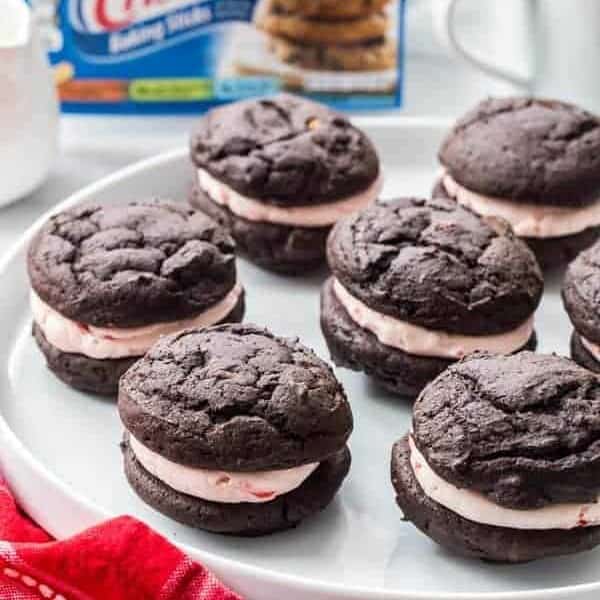 Chocolate Cherry Sandwich Cookies are a stunning way to show your love this Valentine's Day, or any day!