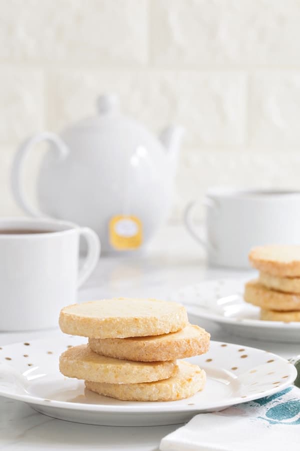 Orange shortbread cookies couldn't be easier or more delicious. Pair them with a mug of tea and your afternoon is complete!