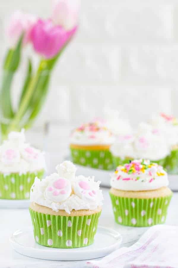 Bunny Butt Cupcakes are the perfect dessert for your Easter brunch. They're light, fluffy and totally adorable.