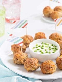Sausage Cheese Balls are a brunch classic for Easter or even Christmas. I've made them special with the extra crunch from pecans, and spicy with jalapeño flavor.