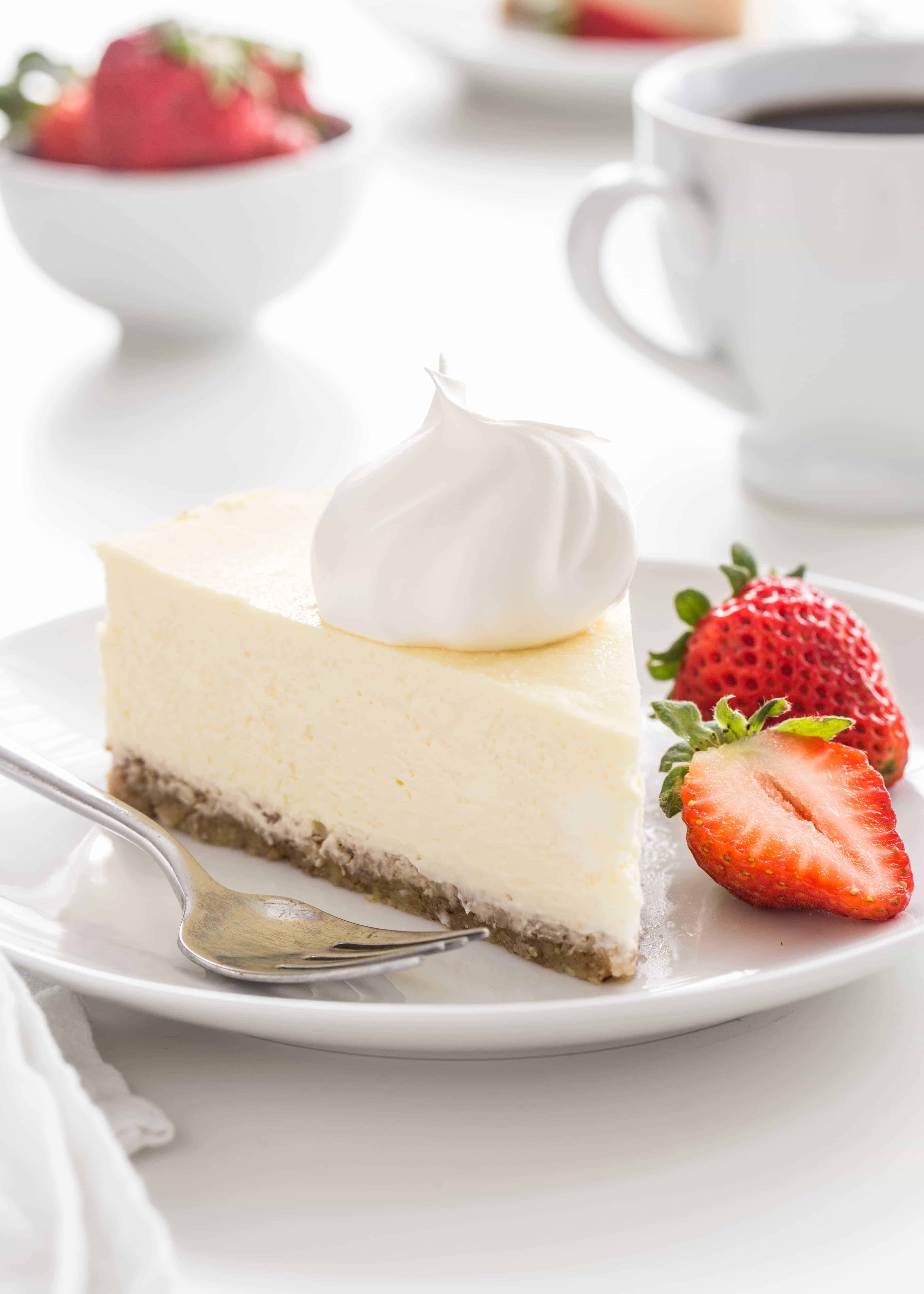 Low Carb Cheesecake has all the delicious flavor and creamy texture of traditional cheesecake without the added sugar.