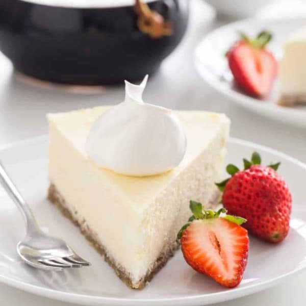 Low Carb Cheesecake has all the delicious flavor and creamy texture of traditional cheesecake without the added sugar. Perfect for anyone watching their sugar intake.