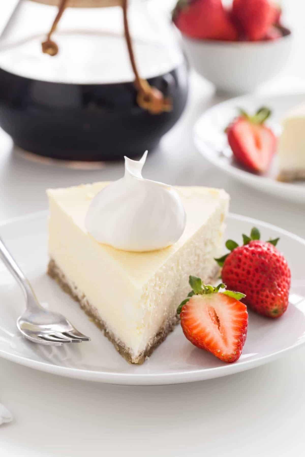 Low Carb Cheesecake has all the delicious flavor and creamy texture of traditional cheesecake without the added sugar. Perfect for anyone watching their sugar intake.