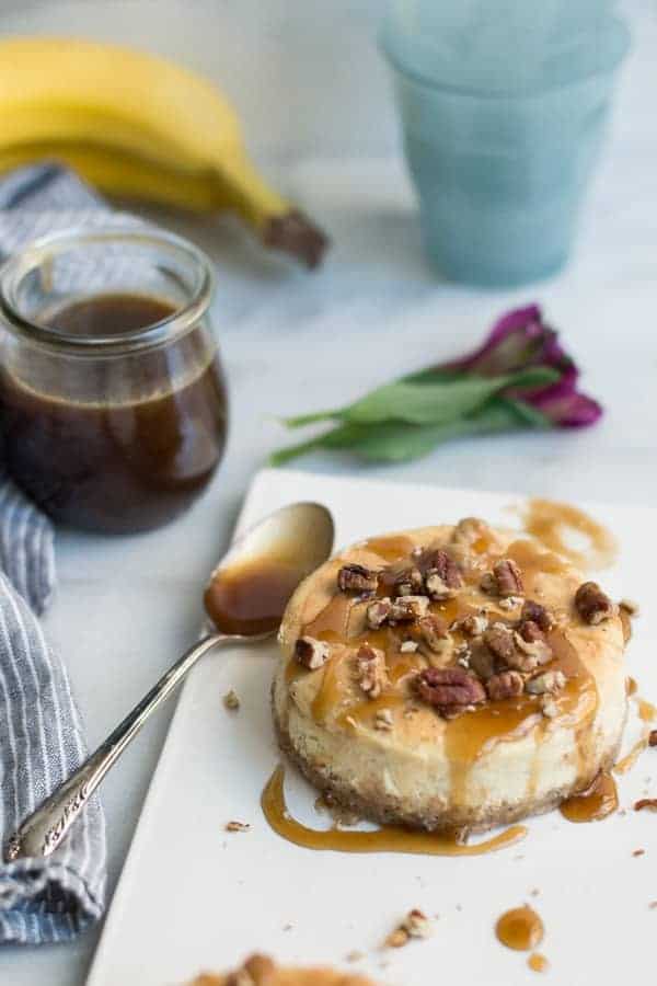 Salted Caramel Banana Cheesecake is a delicious combination of sweet and salty flavors. If you love cheesecake, this is a must-make!