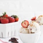 Strawberry S'mores Ice Cream couldn't be better for a summer dessert. It's cool and creamy, and just the right texture thanks to a secret ingredient!