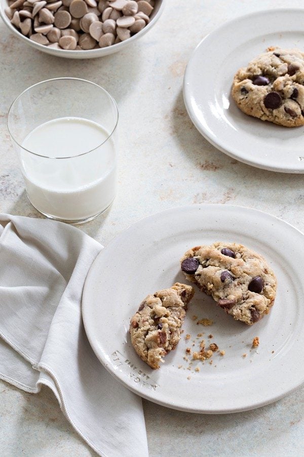 Caramel Coconut Chocolate Chip Cookies are brimming with chocolate, caramel chips, coconut and pecans to create the most popular cookie I've ever made. This is the PERFECT chocolate chip cookie!