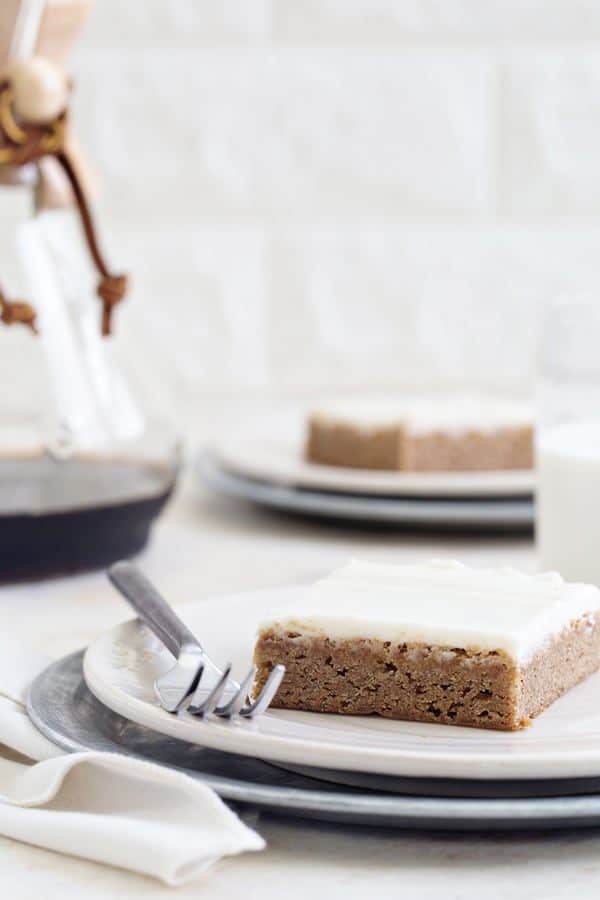 Cinnamon Roll Blondies combine everything you love about cinnamon rolls with chewy blondies to create the ultimate dessert hybrid! 