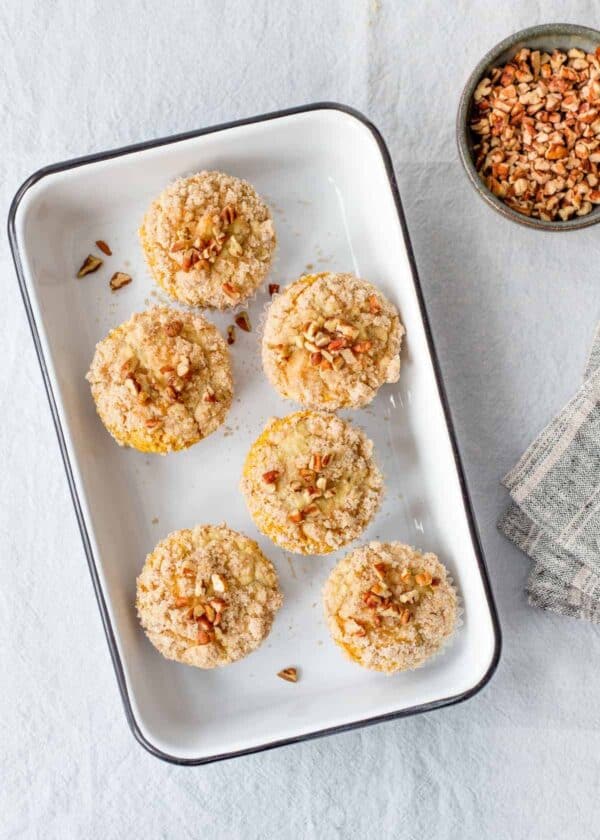 Pumpkin Cream Cheese Muffins are everything you love about fall, in muffin form! Perfect for breakfast with a mug of coffee!