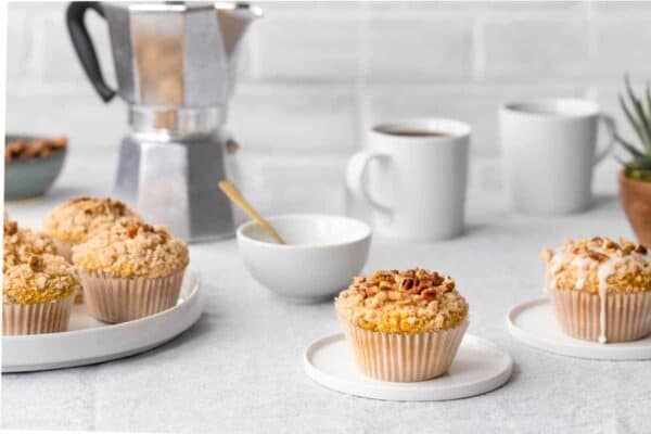 Pumpkin Cream Cheese Muffins are everything you love about fall, in muffin form! Who could resist pumpkin, cream cheese and a streusel topping?