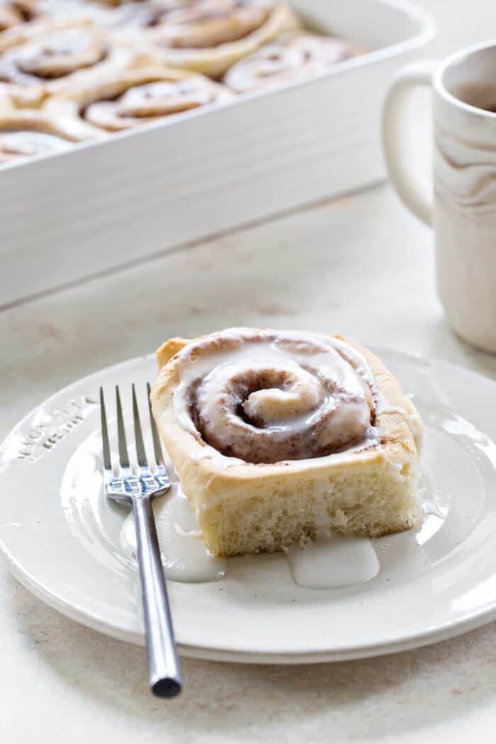 Overnight Chai Spice Sweet Rolls are the perfect breakfast for Christmas morning. Do all the work the night before! Easy peasy!