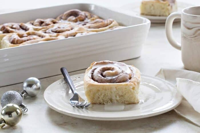 Overnight Chai Spice Sweet Rolls are the perfect breakfast for Christmas morning. Do all the work the night before! So much better than popping open a can!